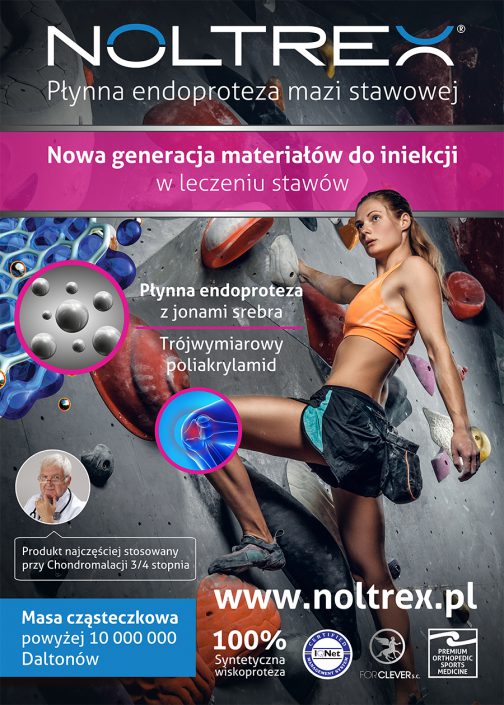 Plakat Noltrex - Płynna endoproteza stawowa